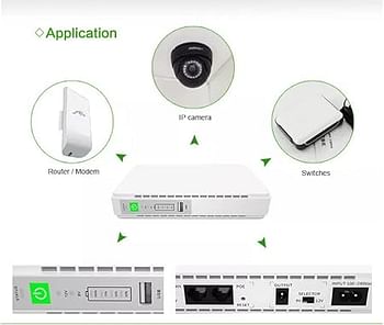 POE-432E Mini Dc Ups 10,000MAH Portable power supply