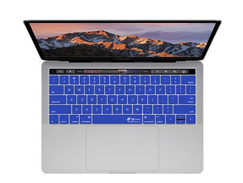 KB Covers Keyboard Cover for MacBook Pro 13 with Touch Bar - Deep Blue