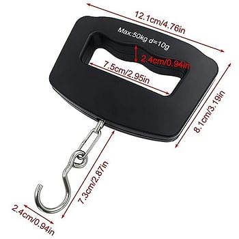 Digital Luggage Scale Black/Silver