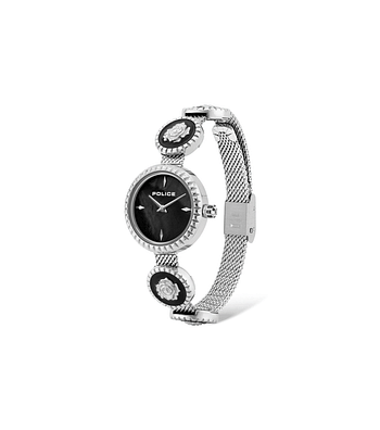 Police Women Watch Silver Mesh Bracelet P 16026LS-30MM