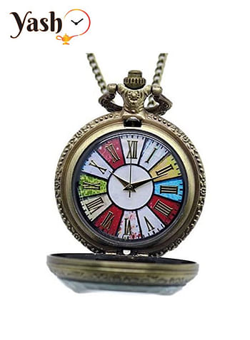 Yash Romanian Style Quartz Pocket Watches Collection Rom Multi LC