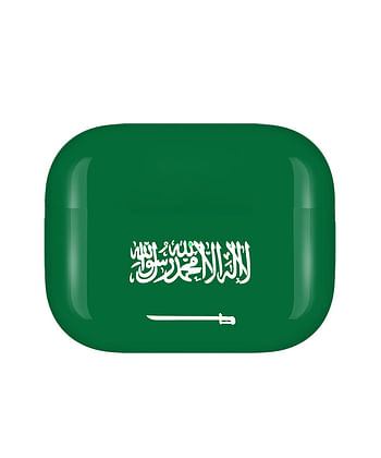 Apple Airpods Pro (2nd Generation) Customized By Caviar Glossy Saudi Arabian Flag