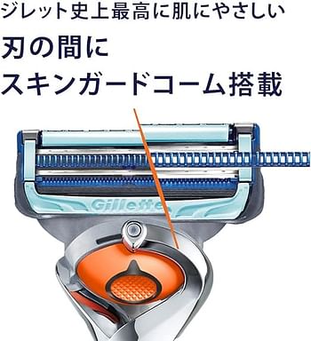 Gillette Skin guard power holder with 2 spare blades - Japan Model