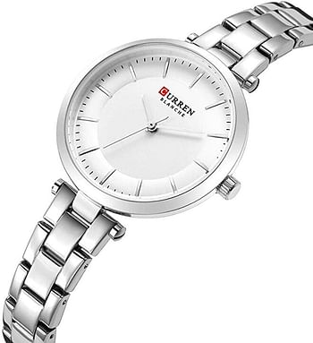 CURREN 9054 Original Brand Stainless Steel Band Wrist  Watch  For Women With  Box .