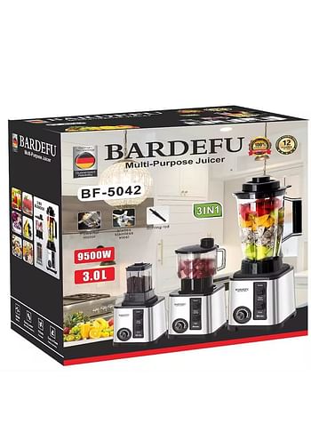 BARDEFU 3 in 1 Blender Cooking Machine Meat Grinder Mixer Foreign Trade Household Juicer/BF-5045