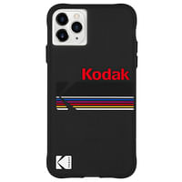 Case-Mate - جراب iPhone 11 Pro Kodak - أسود غير لامع + شعار أسود لامع