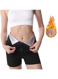 Sauna Shorts Sweat Wicking Yoga Shorts Hot Sweat Shorts for Intense Workouts, Tummy Control Workout Bottoms for Body Shaping