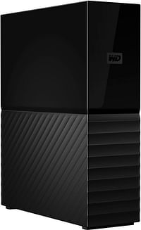 ويسترن ديجيتال هارد درايف 8 تيرا بايت ماي بوك مكتبي لأجهزة ويندوز / ماك / لاب توب ، يو إس بي 3.0 (WDBBGB0080HBK-NESN) أسود