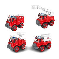 Diy Disassembly Assembly Fire Truck Car