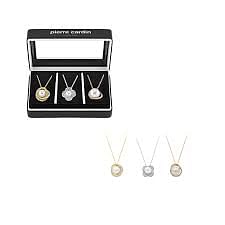 PIERRE CARDIN - SET OF 3 PAIRS OF PEARL PENDANTS