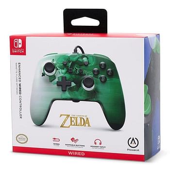 PowerA Switch Enhanced Wired Controller - Zelda Heroic Link