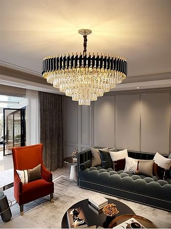 Crystal Chandelier post-modern simple living room lamp household European Ceiling Lamp Chandelier