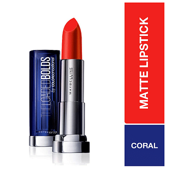 Maybelline New York Color Sensational Loaded Bold Lipstick,08 Sunny Coral