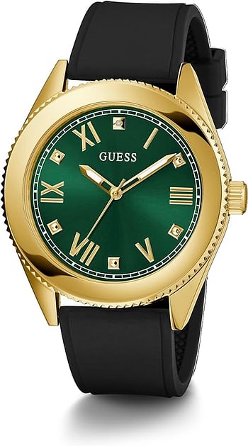 GUESS GW0525G2 Men's Dress Black Silicone Watch