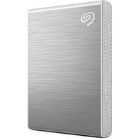 Seagate One Touch Portable SSD 1TB Includes Dropbox Backup Plan (STKG1000401) - Silver