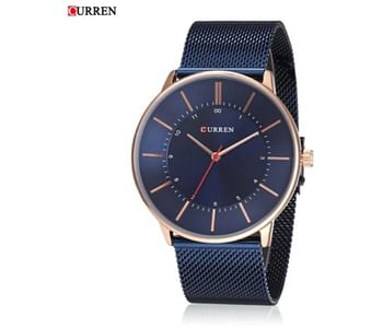 CURREN Men's Water Resistant Analog Watch 8303 Blue