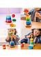 57 Pcs Logical Thinking Interactive Toy Mind-Bending Wooden Puzzle Interactive Brain Game Toys for Boys Girls