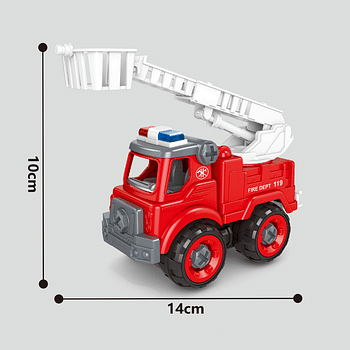 Diy Disassembly Assembly Fire Truck Car