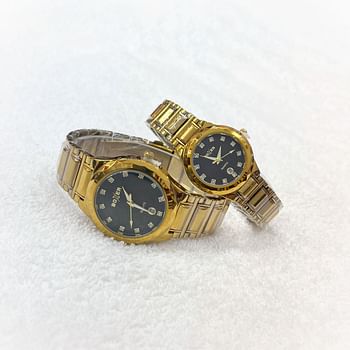 Boxer Waterproof, Quartz Analog Couple Watch Set