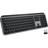 Logitech 920-009552 MX Keys For Mac Wireless Keyboard, Space Gray
