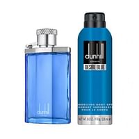 Dunhill Desire Blue (M) Set EDT 100ml + Body Spray 226ml