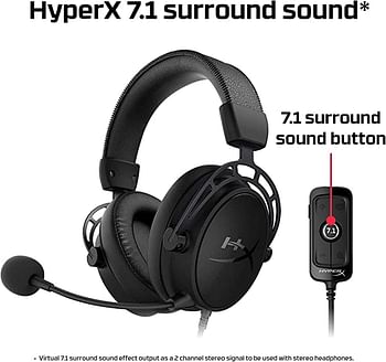 HyperX HX HSCAS BK/WW Cloud Alpha S Blackout Gaming Headset - Black