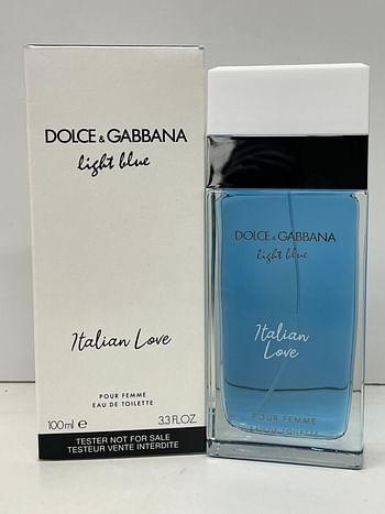 DOLCE & GABBANA LIGHT BLUE ITALIAN LOVE (W) EDT 100ML TESTER