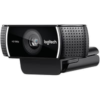 Logitech C922 Pro HD Webcam 1080P Camera for HD Streaming & Recording Videos (960-001087) - Black