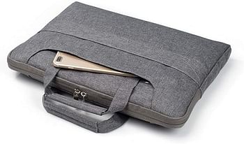 KM shoulder laptop handbag for Mackbook Air/Pro 13.3 inch / 13.6 inch /14inch (Grey color)