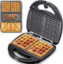 Classy Touch Waffle Maker CT-1863, Waffle Making Machine walnut cookies maker-750W