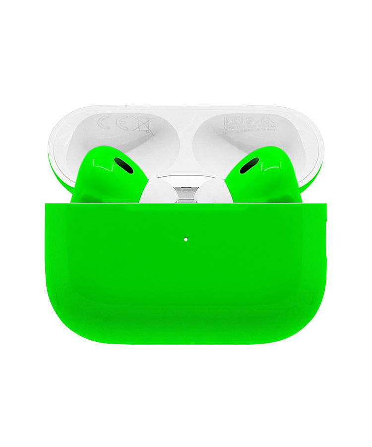 Apple Airpods Pro (2nd Generation) Customized By Caviar Matte Neon Green