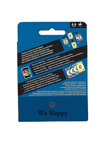 Pack of 3 We Happy DOS Interactive Indoor Family Card Game Fun Activity Toy