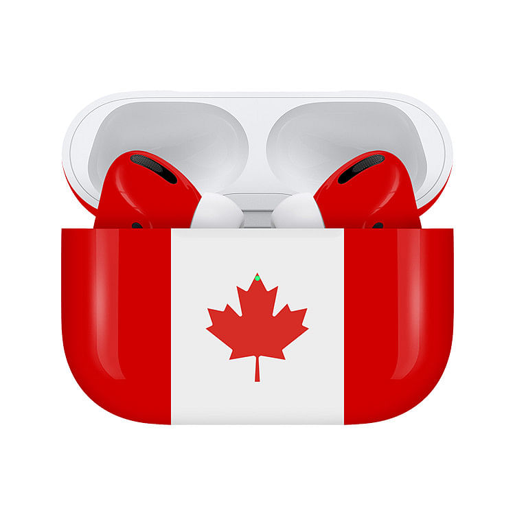 Apple Airpods Pro (2nd Generation) Customized By Caviar Glossy Canada Flag