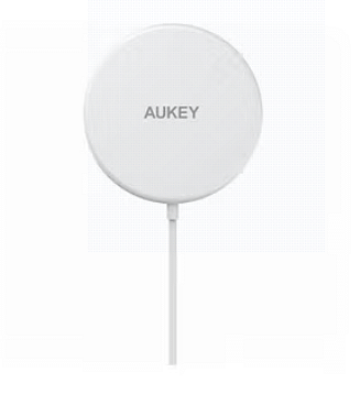 Aukey LC-A1 15W Magnetic Wireless Charger White