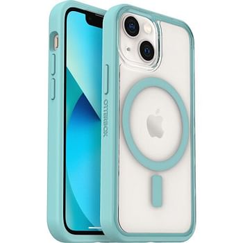 OtterBox Lumen Series Case with MagSafe for iPhone 13 Mini - Discovery (Clear / Light Blue)