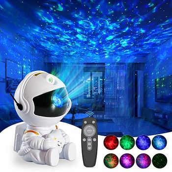 Galaxy Star Astronaut Projector LED Night Light Starry Sky Projector Lamp Decoration Bedroom Room Decorative