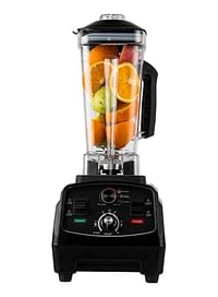 Professional Countertop Blender, Kitchen Blender Food Mixer 2200W Smoothie Maker 2000Ml Smoothies and Milkshakes - Black