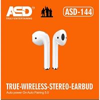 سماعة أذن لاسلكية حقيقية ASD-144