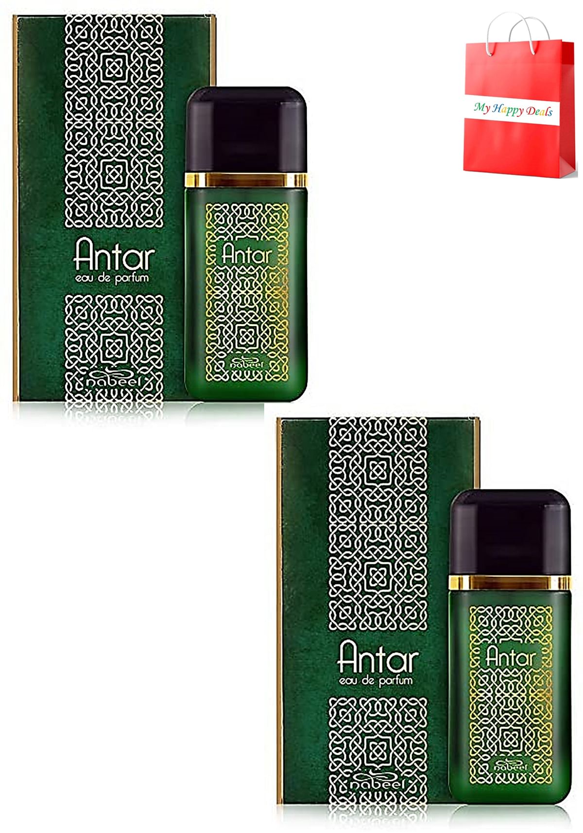 2 Pieces Set Nabeel Antar Eau De Parfum 100 ML