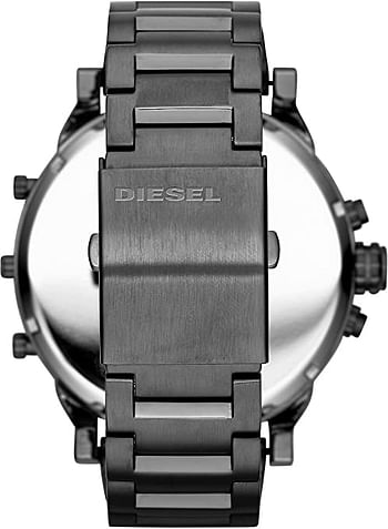 Diesel Mr. Daddy 2.0 Men's Dial Stainless Steel Band Watch DZ7331 - Analog Display, Japanese Quartz Movement