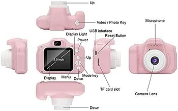 YUNSYE Kids Camera 1080P Camera for Kids Children Digital Video Cameras for Girls Birthday Toy Gifts 3-12 Year (Pink)