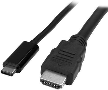 كابل ستارتك USB-C إلى HDMI محول 2M CDP2HDMM2MB - أسود