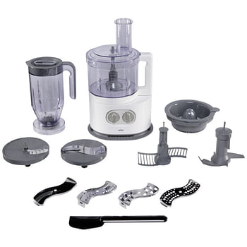 Braun Identity Collection 1000 W Food Processor FP 5150 WH