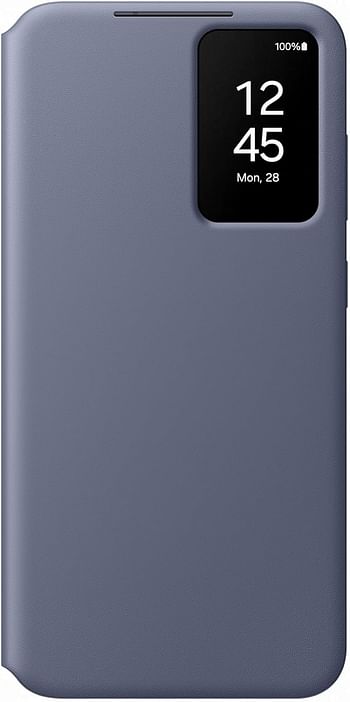 Samsung Galaxy S24+ Smart View Wallet Case, Dark Violet