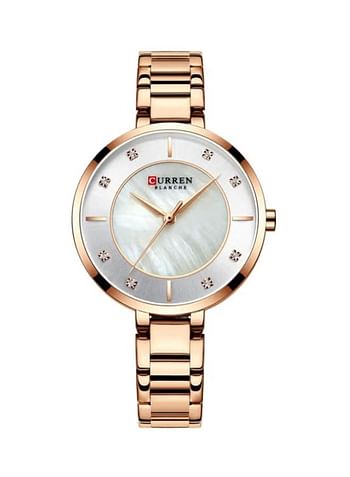 Women's Alloy Analog Watch 9051 - 34 mm - Gold