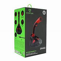 VERTUX Streamer-4 Universal Gaming Microphone - Red