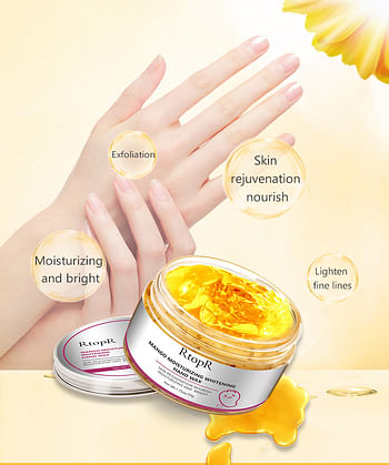 Mango Moisturizing Hand Wax, Hand Whitening  Mask, Anti-Aging, Nourishing Hand Calluses and Improve Skin Dryness - 50 g