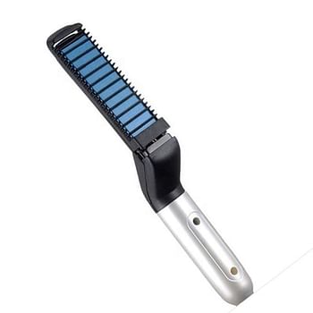 Quick Beard Straightener Comb White/Black/Blue