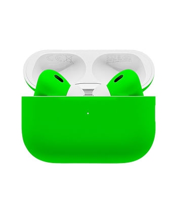 Apple Airpods Pro (2nd Generation) Customized By Caviar Glossy Neon Green