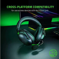 RAZER BlackShark V2 X Gaming Headset - 7.1 Surround Sound Capable, 50mm Drivers, Memory Foam Cushion, for PC, PS4, Nintendo Switch, 3.5mm Headphone Jack - Classic Black